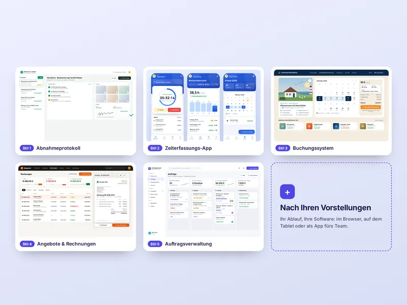 Übersicht Individualsoftware